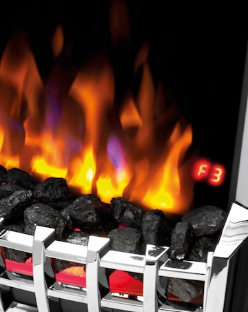 Dimplex Cheriton Deluxe Chrome Optiflame Electric Fire