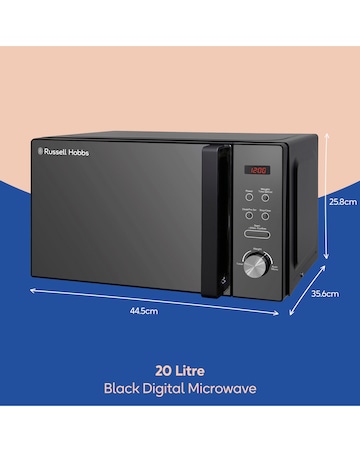 Russell Hobbs RHM2076B 20Litre Digital Microwave - Black