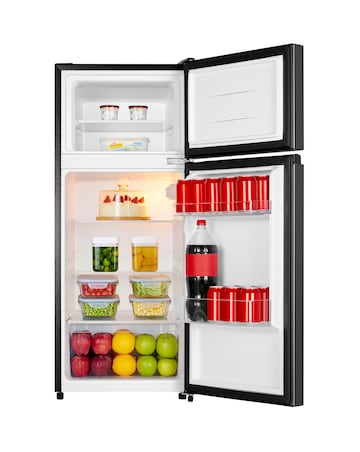 Fridgemaster MTM48120EB Fridge Freezer - Black E Rated