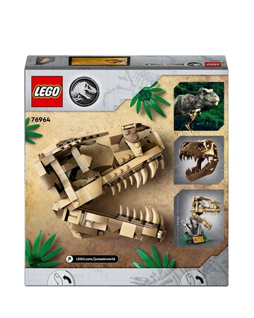 LEGO Jurassic World Dinosaur Fossils: T. rex Skull Toy 76964