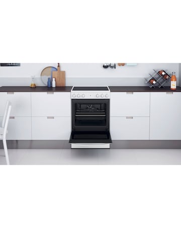 Indesit IS67V5KHW/UK Single Electric Cooker + Install