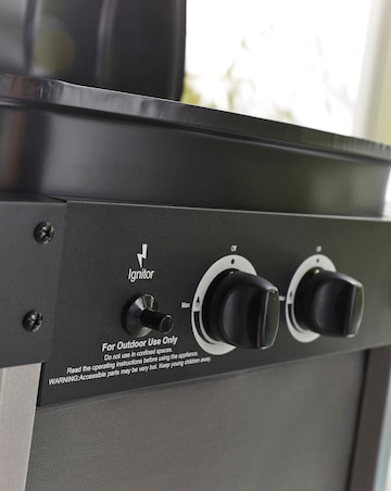 2 Burner Gas BBQ with Side Burner