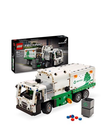 LEGO Technic Mack LR Electric Garbage Truck Toy Recycling Set 42167
