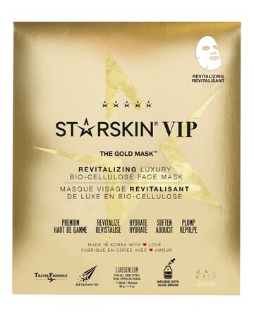 STARSKIN The Gold VIP Revitalising Luxury Coconut Bio-Cellulose Face Mask