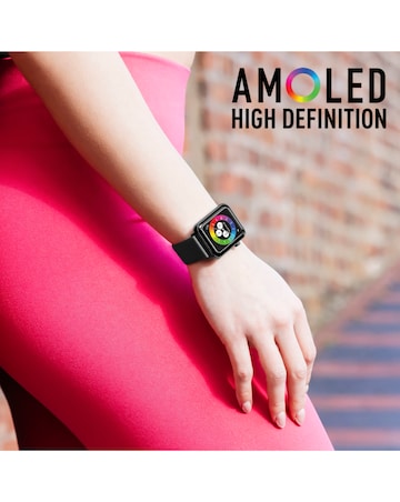 Reflex Active Series 30 AMOLED Calling Smart Watch - Black