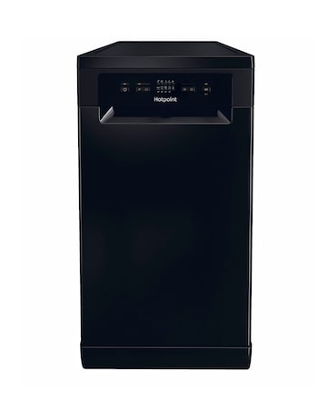 Hotpoint HP2FE10CS90BUK Slimline Dishwasher 10 Place Settings Black + Install