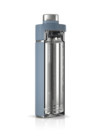 Ninja Thirsti Carbonated 20oz Bottle with Carbonation Lid in Blue