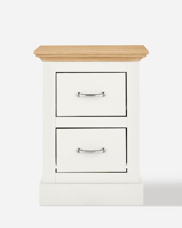 Julipa Ashford 2 Drawer Bedside Table