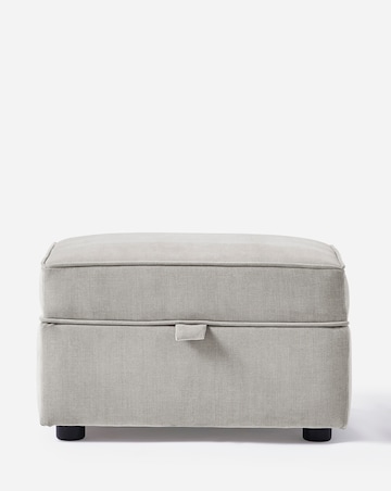 Joanna Hope Tilly Chenille Storage Footstool