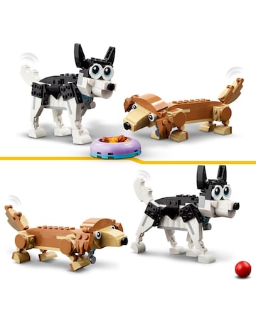 LEGO Creator 3 in 1 Adorable Dogs Animal Figures Toys 31137