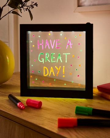 Light Up LED Message Writing Frame