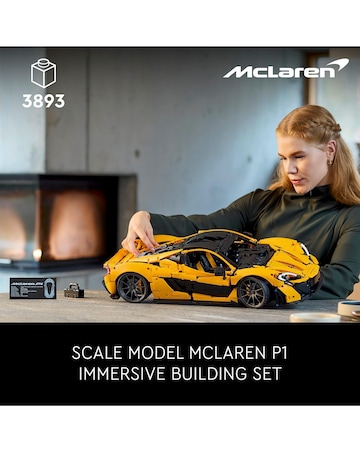 LEGO Technic McLaren P1 Model Car Set for Adults 42172