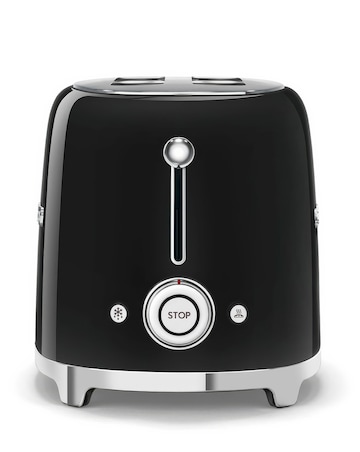 Smeg TSF01 2 Slice Black Toaster