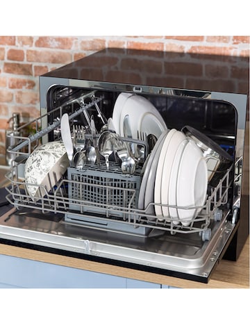 Russell Hobbs RHTTDW6B Table Top Dishwasher - Black