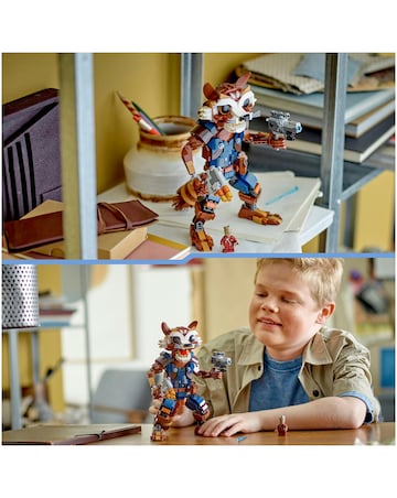 LEGO Marvel Rocket & Baby Groot Buildable Toy 76282