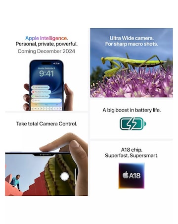 Apple iPhone 16 128GB - Black