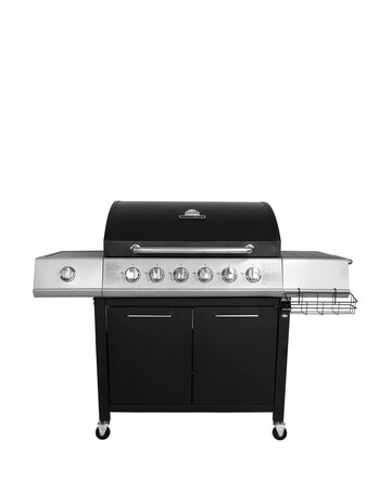 Charles Bentley 6 Burner Gas BBQ with Side Burner
