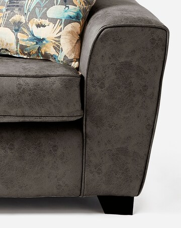 Lennox Faux Leather Snuggle Chair