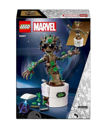 LEGO Marvel Dancing Groot Buildable Animated Toy 76297