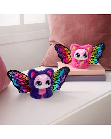 Bloomables by Hatchimals Kittyfly Surprise Interactive Plush Pet