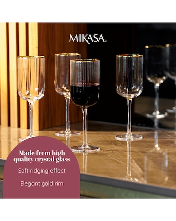 Mikasa Sorrento 4pc Red Wine Glasses
