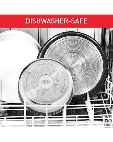 Tefal Ingenio Cook Eat 4 Piece Stainless Steel Pan Set