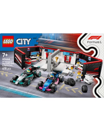 LEGO City F1 Garage & Mercedes-AMG & Alpine Cars Set 60444