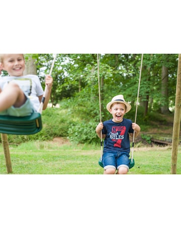 Plum Gibbon Wooden Swing Set