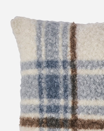 Boucle Checked Cushion