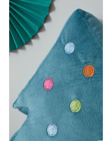 Catherine Lansfield Christmas Tree 3D Shaped Cushion