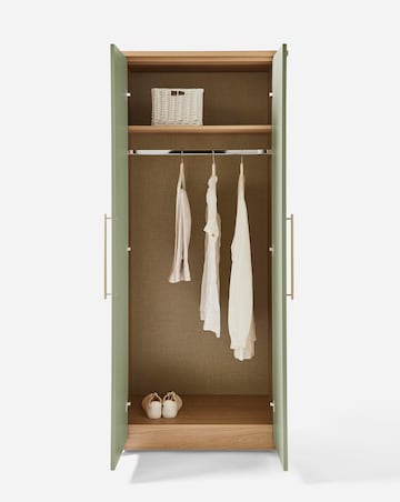 Peyton Ready Assembled 2 Door Wardrobe