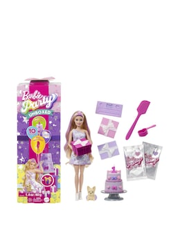 Barbie Party Unboxed Pet Birthday Series Doll &amp; Accessories, Birthday Bows Set