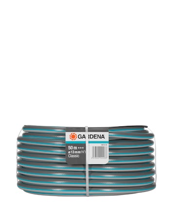 Gardena 50m Classic Hose Starter Set with Connector