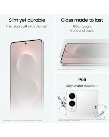 Samsung Galaxy S25 Edge 256GB - Titanium Jetblack