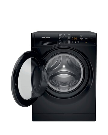 Hotpoint NSWM 1046 BS UK 10kg, 1400rpm, Washing Machine - Black