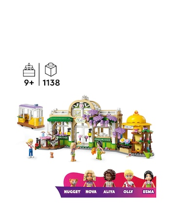 LEGO Friends Plant Cafe & Flower Shop Building Kit Pretend-Play Set 42671