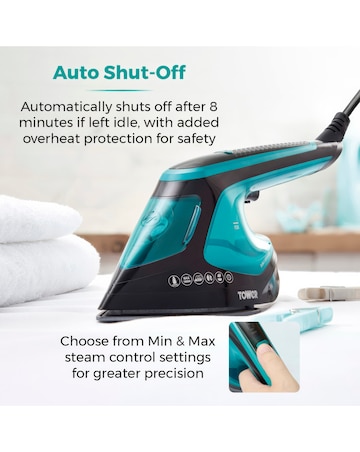 Tower 2-in-1 Hand Garment Steamer