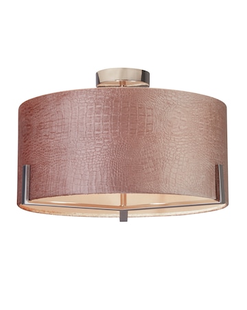 Harley Blush Velvet Ceiling Fitting