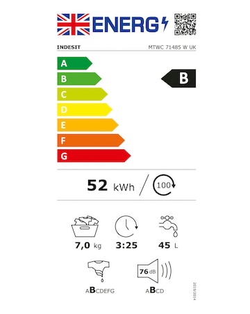 Indesit MTWC71485WUK 7kg 1400rpm Washing Machine - White