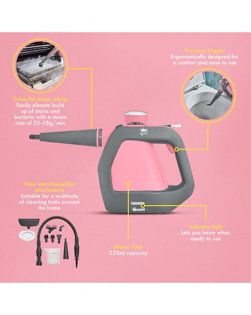 Swan TV's Queen of Clean Handheld Steam Cleaner