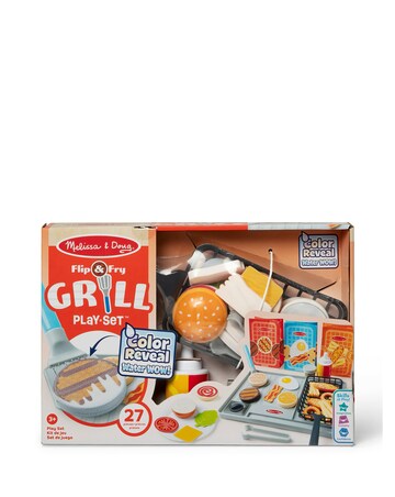 Melissa & Doug Flip & Fry Grill Play Set with Colour Changing Water