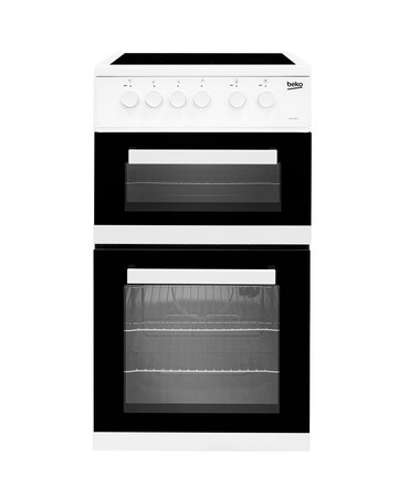 Beko KDC5422AW 50cm Electric Cooker with Ceramic Hob - White - A Rated