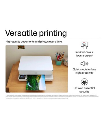 HP Envy 6120e All in One Printer - White