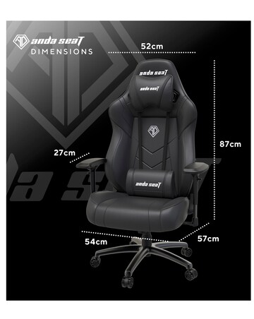 Andaseat Dark Demon Gaming Seat - Black