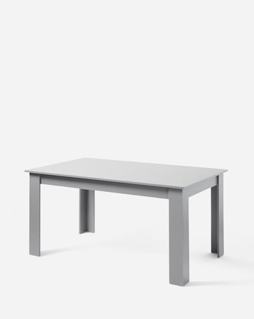 Dakota 6 Seater Dining Table with 6 Ava Button Back Chairs