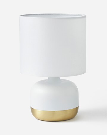 White and Gold Touch Table Lamp