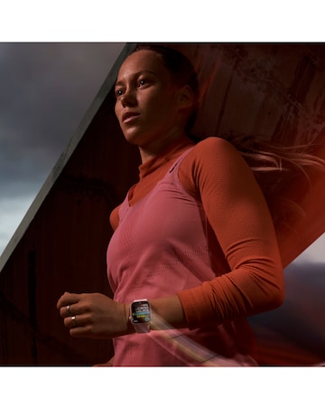 Apple Watch Series 9 Cellular 41mm Midnight Aluminium Case, Sport Band - M/L