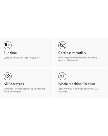 Dyson V8 Advanced Cordless Vacuum Cleaner, Silver/Nickel