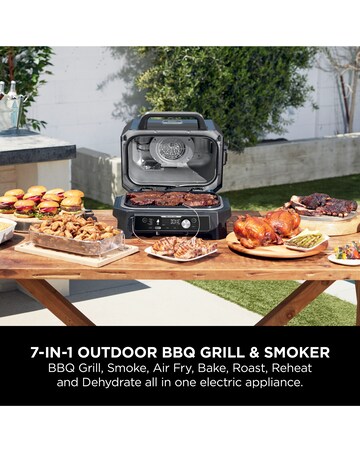 Ninja Woodfire OG901UK Pro Connect XL Electric BBQ Grill and Smoker