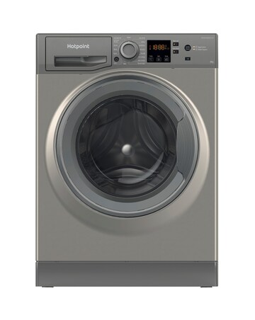 Hotpoint Anti-Stain NSWM 846 GG UK 8kg 1400rpm Washing Machine Graphite Install